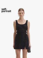 ĐẦM SELF-PORTRAIT MINI NƠ BOUCLE CUT- OUT