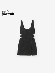 ĐẦM SELF-PORTRAIT MINI NƠ BOUCLE CUT- OUT