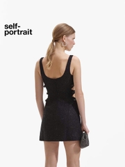 ĐẦM SELF-PORTRAIT MINI NƠ BOUCLE CUT- OUT