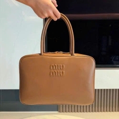 Túi Miumiu da trơn hộp chữ nhật Sz Mini 2 màu