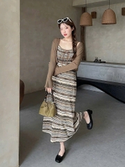 Giày Maison Margela xỏ ngón màu cát