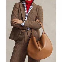 Túi Rauph Lauren dáng hobo da thật tuồn auth