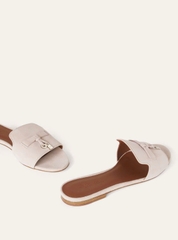 Dép bệt Loro Piana da lộn