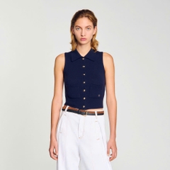 Áo khoác cardigan len và cashmere
