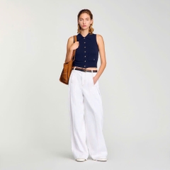 Áo khoác cardigan len và cashmere