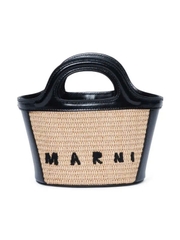 Túi cói Marni cải da
