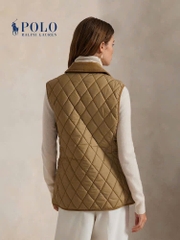 Gile phao Polo chần bông viền nhung