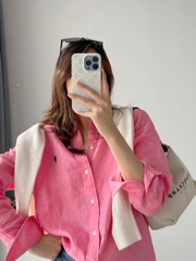 Sơ mi Polo Ralph Lauren linen cổ đức  5 màu