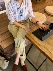 Sơ mi Polo Ralph Lauren linen cổ đức  5 màu