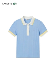 Áo thun tăm Lacoste cổ bẻ