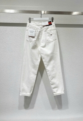 Quần baggy Tommy trắng rách gối dư xịn