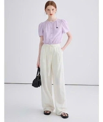 Quần lụa suông cạp chun HQ Miss DuDu