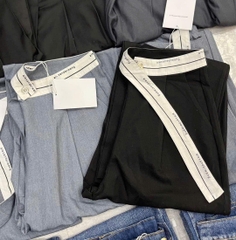 Quần suông Alexander Wang cạp chéo