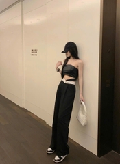 Quần suông Alexander Wang cạp chéo