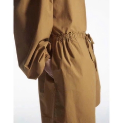 Quần short khaki COS dáng ngắn cạp chun