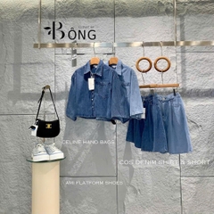 Quần short COS denim dáng lửng