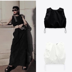 Quần baggy Zara khaki túi hộp