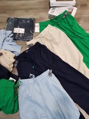 Quần suông đũi Zara cạp chun