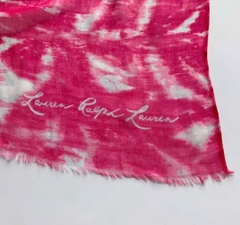 Khăn Rauph Lauren lụa đũi loang