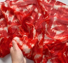 Khăn Rauph Lauren lụa đũi loang