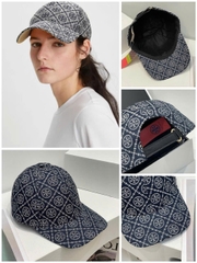 Mũ lưỡi trai Tory Burch monogram