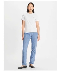 Tshirt Tory Burch cổ tròn logo thêu