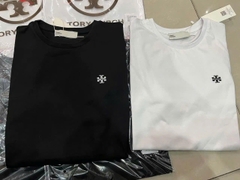 Tshirt Tory Burch cổ tròn logo thêu