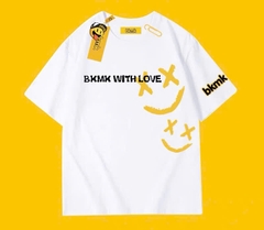 T shirt drew house chư in BKMK WITH LOVE