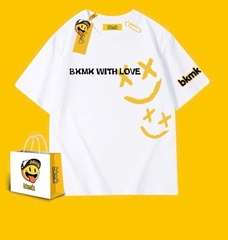 T shirt drew house chư in BKMK WITH LOVE