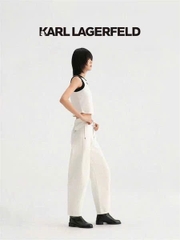 Áo croptop KARL 3 lỗ dệt kim