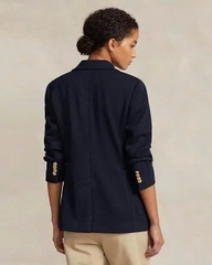 Polo Ralph Lauren Double-Knit Jacquard Blazer - 1 khuy Huy hiệu thêu