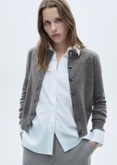 ÁO KHOÁC CARDIGAN CỔ TRÒN