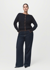Áo khoác cardigan hở cổ tay