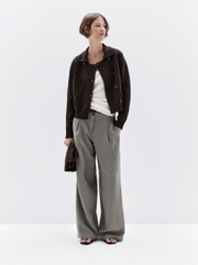 ÁO KHOÁC KIM CARDIGAN ĐÔI NGỰC 100% COTTON
