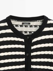 ÁO KHOÁC CARDIGAN DỆT KIM 100% COTTON