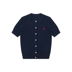 Áo khoác cardigan tay ngắn dệt kim