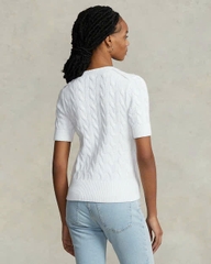 Áo khoác cardigan tay ngắn dệt kim