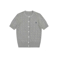 Áo khoác cardigan tay ngắn dệt kim