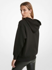 Áo Hoodie Michael phối chữ dập nổi