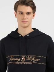Áo hoodie Tommy thêu chữ dập nổi ngực  màu