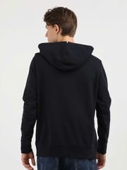 Áo hoodie Tommy thêu chữ dập nổi ngực  màu