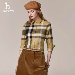 Sơ mi kẻ Hazzys cổ đức