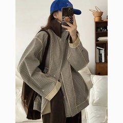 Áo khoác khaki ICICLE cổ đức
