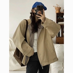 Áo khoác khaki ICICLE cổ đức