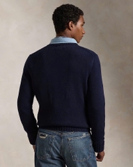 Áo len Polo cờ Mỹ 100% cotton 2 màu