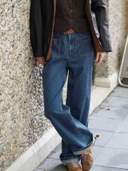 Quần denim ICICLE suông