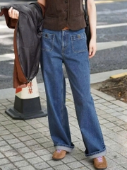 Quần denim ICICLE suông