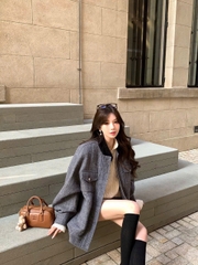 Áo khoác dạ xương cá MaxMara
