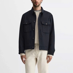 Áo khoác dạ ép Zara cổ đức