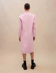 Áo dạ Maje handmade hồng tím